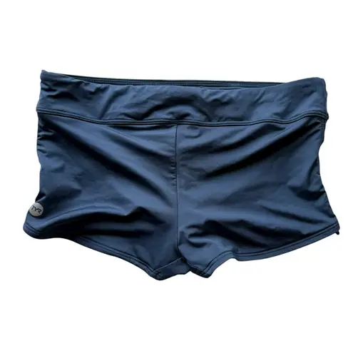 TYR Women’s Della Boyshort Bikini Bottom Blue Size XL Triathlon Swimwear