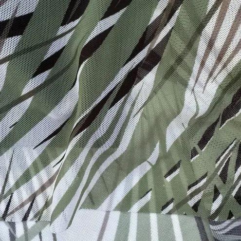 Coco reef Endless Summer Palm Mesh Layer Underwire Tankini Top Swimsuit Size 32C