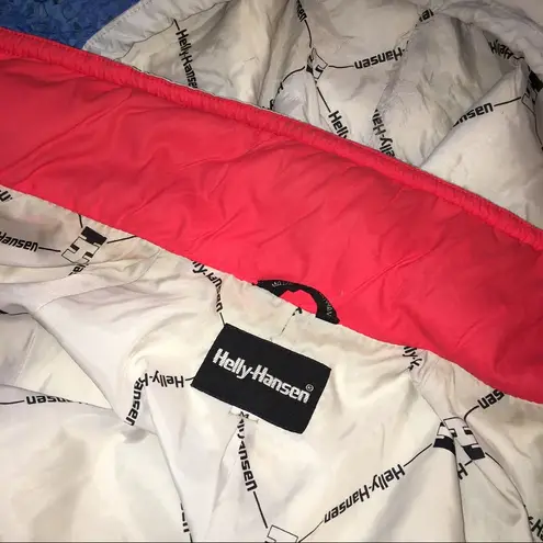 Helly Hansen RED BLACK + BEIGE WINDBREAKER JACKET
