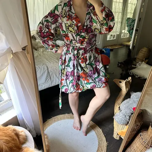 Roller Rabbit Women’s Small Jorales Bibianna Wrap Floral Dress