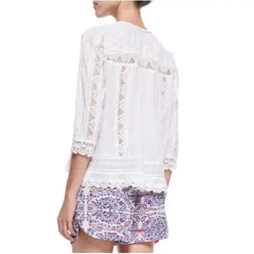 Rebecca Taylor Silk Shorts Floral Size 8 MSRP $275.00