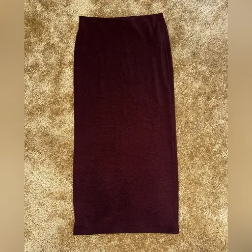 Forever 21  Casual Pencil Midi Skirt Purple/Plum