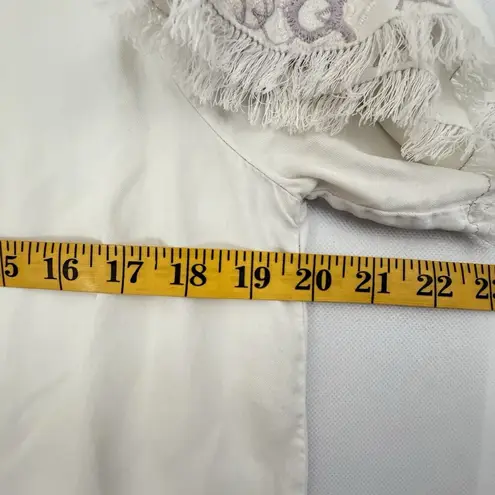 Billy T BT Chambray Dress Womens SzMedium Ombre Embroidered Boho Coastal Beach Blue Size M