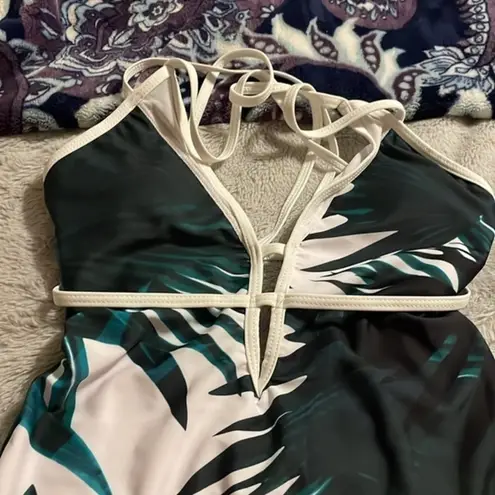 Davi & Dani New With Bag  Palm Tree Swimsuit Sz S Resort Vacation Beach - Image 3