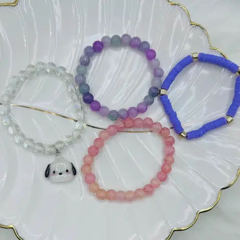 Pochacco beaded Arm Candy Bracelet