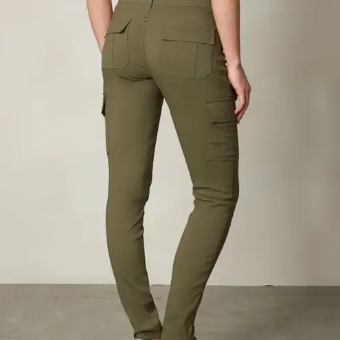 prAna CARGO POCKET MEME Olive Green Skinny Performance Pants