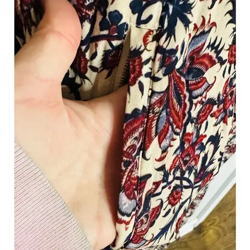 Robert Rodriguez Women's Taylor Floral Cropped Floral Shirt Jumpsuit Size 4