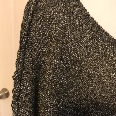 BCBGMAXAZRIA Tweeted Metallic Sweater