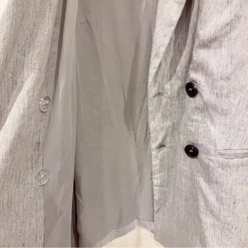 Jason Wu Feather Grey Sleeveless Double Button Vest Dress with Belt Size M NWT