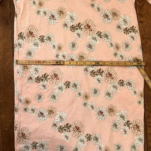 Paul & Joe pink midi t shirt dress. Long sleeve Ultra soft size medium