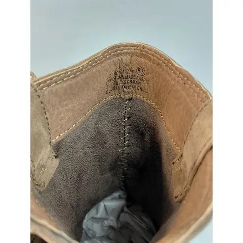 Very G Womens Western Suede Ankle Boots Size 8.5 Tan Block Heel