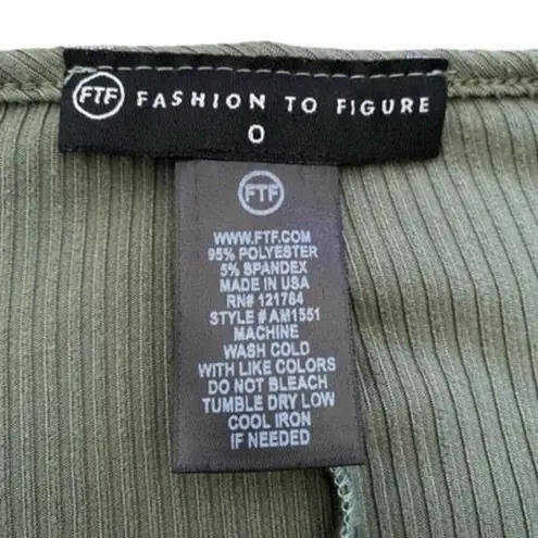 Fashion to figure Chain Neck Ribbed Long Sleeve T Shirt Winter