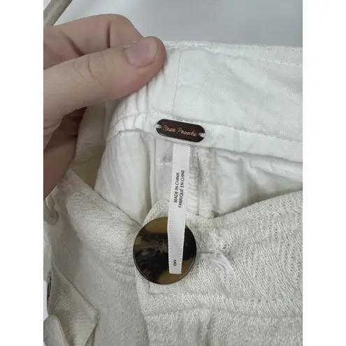 Free People  Boca Bell Trouser Pants Women 8 Ivory Granolagirl Indie Western