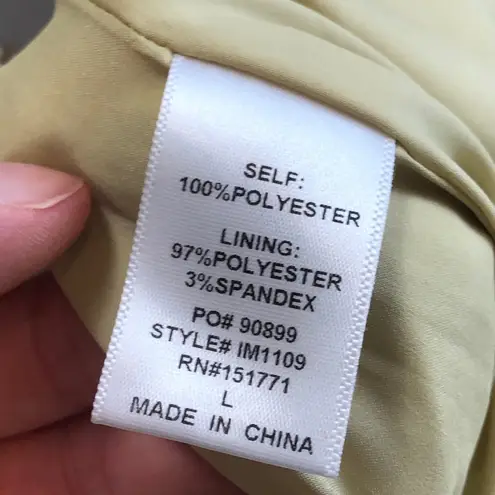 Le lis  Collections Light Yellow One Shoulder Strap Romper NWT womens size large thumbnail 8