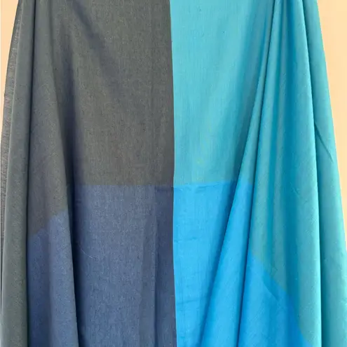 Bundle of Red, Orange, and Blue Silk Scarf/Pashmina Red