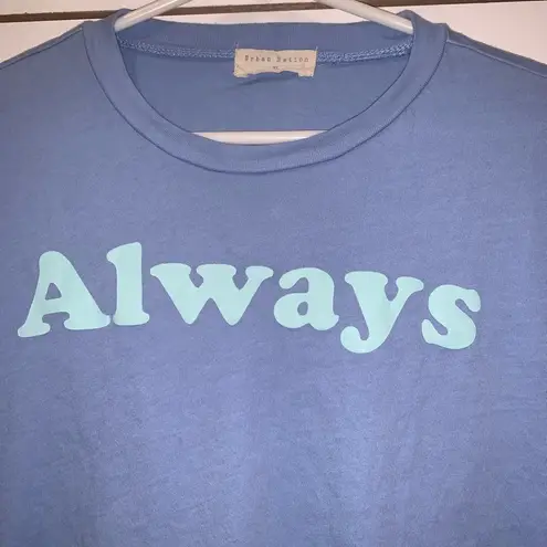 urban nation  always & forever blue & teal shirt