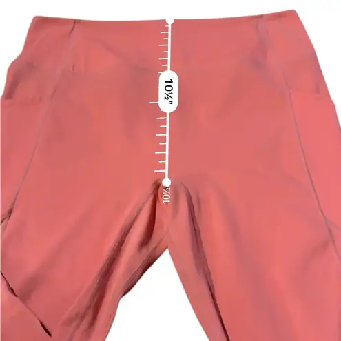 Le Ore Coral Pink High Rise Cropped Pull