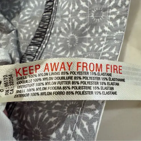 Free People Movement NWT Varsity Blues Printed Shorts Women’s Large Black/White Black