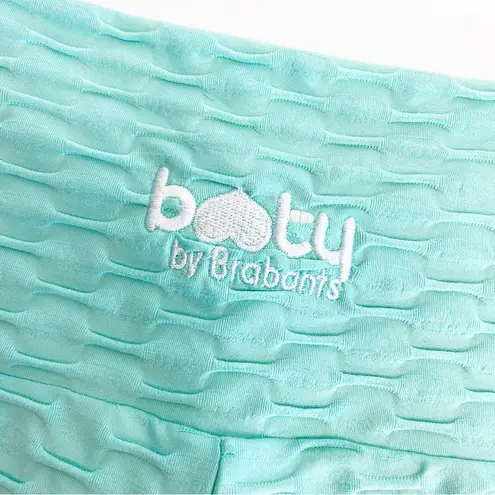 Booty By Brabants Chrome High Waisted Tik Tok Leggings: Seafoam Tiffany Green