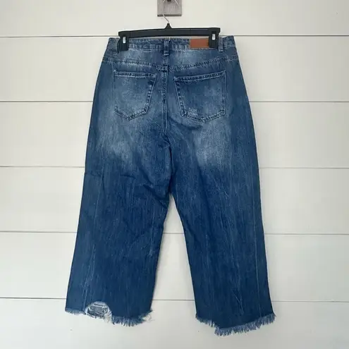 VERO MODA Women’s 30 Boxy Ankle Jeans Raw Hem