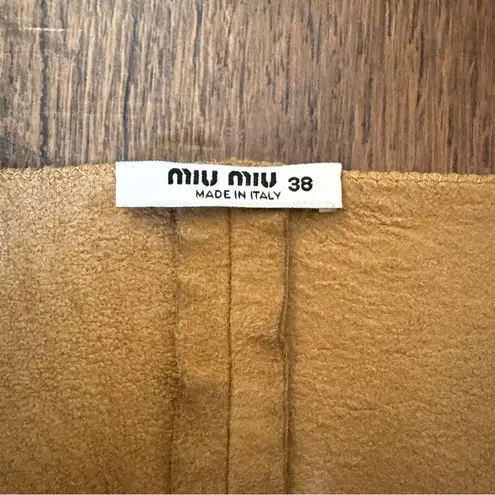 Miu Miu PRADA rare suede boho top, made in Italy, size 38