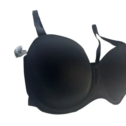 Cacique NWT Lane Bryant Black Multi-Way Strapless Bra Convertible Plus Size 40G