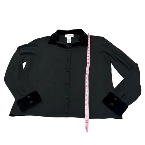 Rena Rowan  black wool blend sweater thumbnail 2