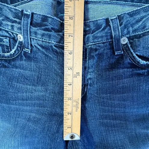 IMMORTALITY by Dianna Taleshi Boot Cut Low Rise Jeans SZ 29 Rock Bling Goddess Blue