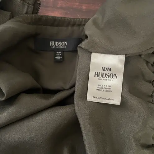 Hudson Olive Green Bomber Jacket