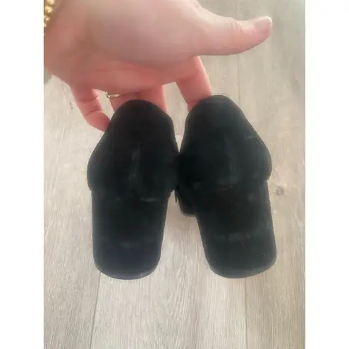 Steve Madden  Kate Black Suede Block Heel Pump Size 8‎ - Image 4