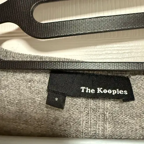 The Kooples Gray Sweater with Shoulder Details