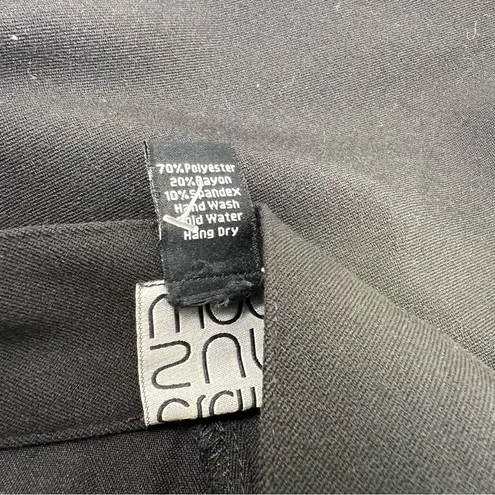 Clara Sun Woo wide leg trouser pants size L Large Black