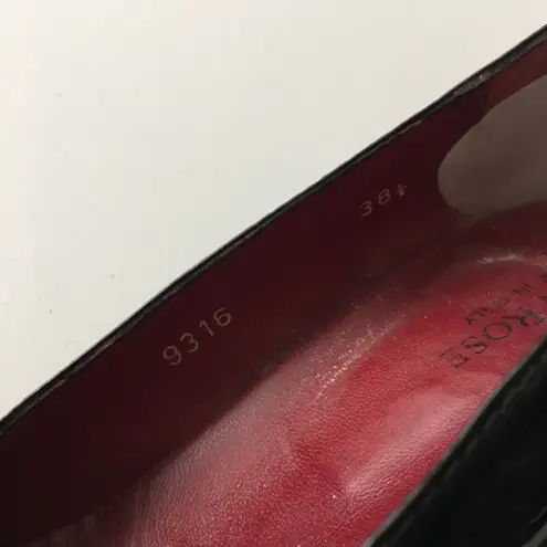 Taryn Rose Made in Italy Black Patent Leather 2.5" Heels Pumps Size 38.5…