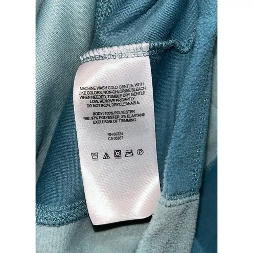 Columbia  Women's Teal 1/4 Zip Long Sleeve Sweater Size Small Fleece High Neck