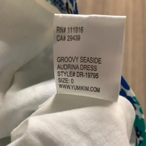 Yumi Kim Audrina Floral Cotton Mini Long Puff Sleeve Dress Size 0