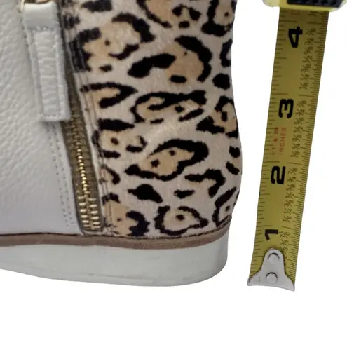 Rollie Booties 7 leather ankle boots Neutral Fall Leopard winter Casual Comfort Tan