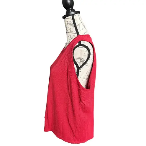 New Calia Carrie Underwood Bubble Mesh High Low Tank Top Autumn Rose XXL NWT