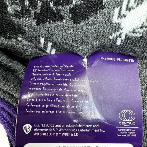 Beetlejuice Movie Womens No Show Socks 10 Pairs Halloween Film Fun 80s 90s Gift Black