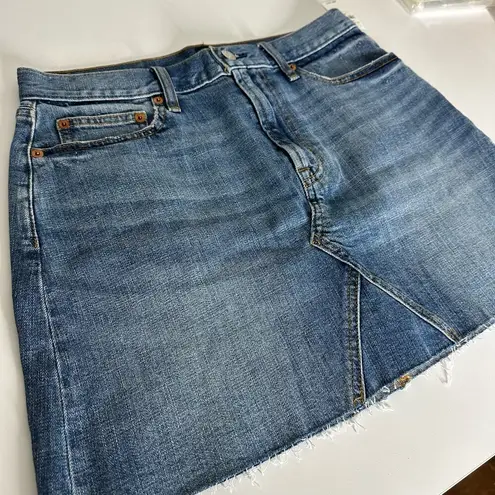 Gap  5 Pocket High Rise Mini Denim Skirt Medium Indigo NWT Size 29 Size 8