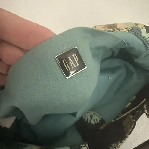 Gap Vintage  Women's Small Retro Floral Tropical Clutch Wooden Handle Purse - Image 3