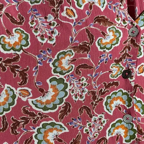Garnet Hill Garnet Hill Floral Paisley Top | XL
