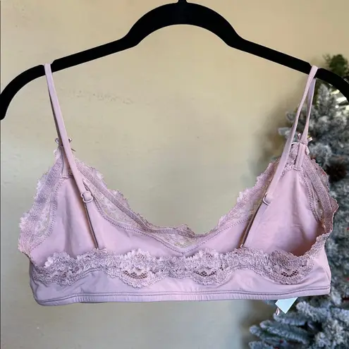 SKIMS NWT fits everybody lace scoop bralette size L NWOT