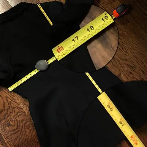 Ralph Lauren Military Faux Fur Lapel Double Breasted Black Wool Riding Coat Sz 6