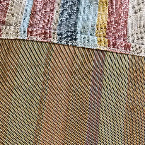 W5 Womens Tank Top Halter Top Blouse Stripes Retro Sleeveless Pullover Medium