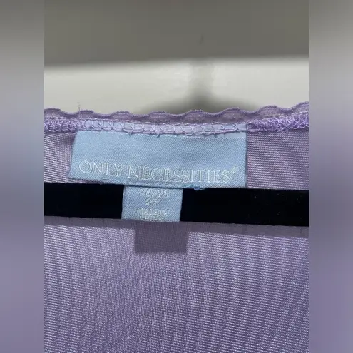 Only Necessities Purple Plus Size Midi Lace