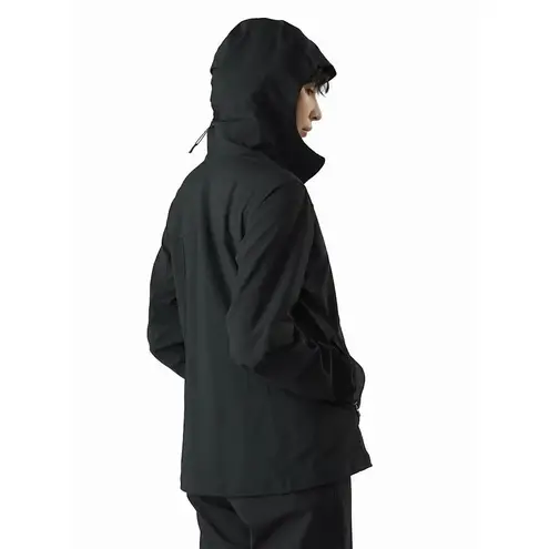 Arc'teryx Trino SL Long Sleeve 1/2 Zip Hooded Anorak Jacket Black Large
