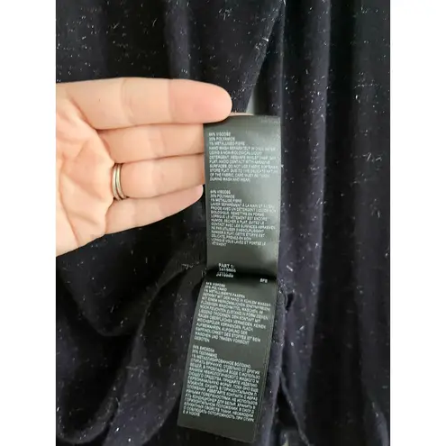 Whistles | Annie Sparkle Sweater | Navy & Silver | Sz 4