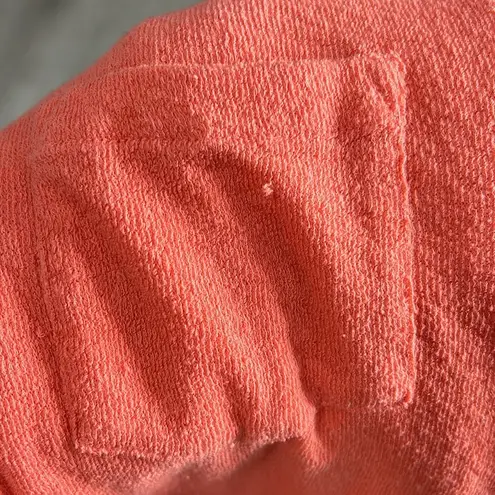 Caslon • woman’s terry cloth hooded henley pullover sweater