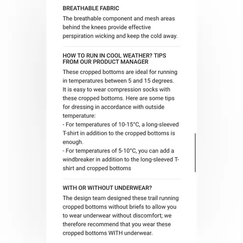 Decathlon black trail running cropped butterfly print athletic leggings Size M