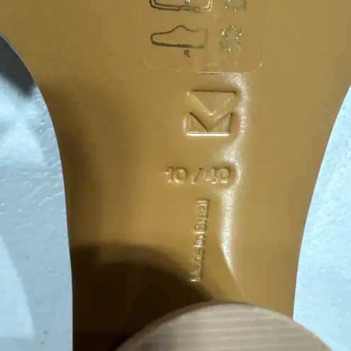 Mercedes Castillo Olga Women’s Sandals Size US 10 EU 40 Walnut Silk Nappa Brown